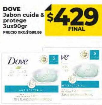 Supermayorista Vital Dove jabon cuida & protege oferta