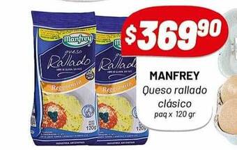 Almacor Manfrey queso rallado clásico oferta