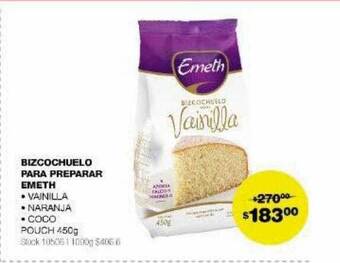 Atomo Conviene Bizcochuelo para preparar emeth oferta