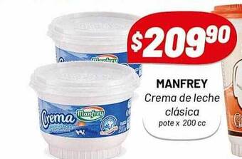 Almacor Manfrey crema de leche clásica oferta
