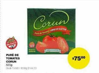Atomo Conviene Puré de tomates corun oferta