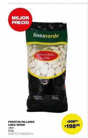 Atomo Conviene Porotos pallares linea verde oferta