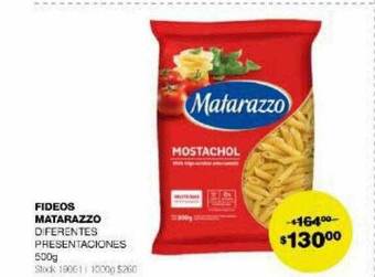 Atomo Conviene Fideos matarazzo oferta