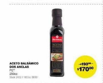 Atomo Conviene Aceto balsámico dos anclas oferta