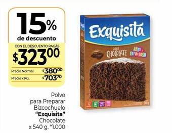 La Anonima Polvo para preparar bizcochuelo oferta