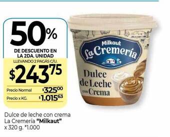 La Anonima Dulce de leche con crema la cremería oferta