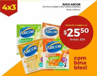 Super MAMI Jugo arcor oferta