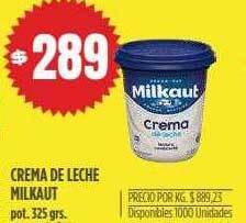 Supermercados Vea Crema de leche milkaut oferta