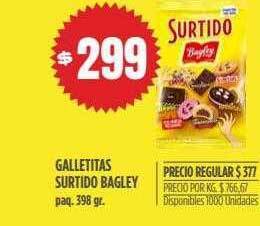 Supermercados Vea Galletitas surtido bagley oferta