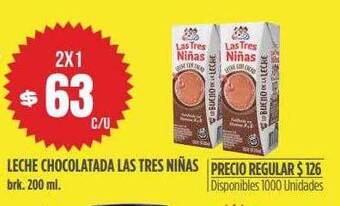 Supermercados Vea Leche chocolatada las tres niñas oferta