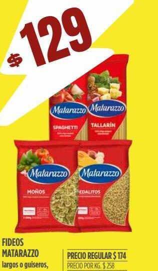 Supermercados Vea Fideos matarazzo oferta