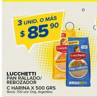 Carrefour Maxi Pan rallado lucchetti x 500g oferta