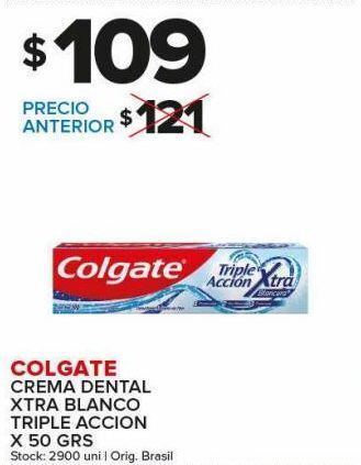 Carrefour Maxi Crema dental colgate x 50g oferta