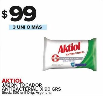 Carrefour Maxi Jabón de tocador aktiol x 90g oferta