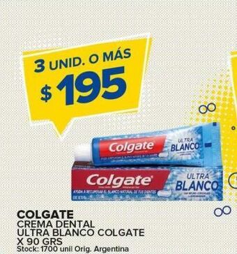 Carrefour Maxi Crema dental colgate x 90g oferta