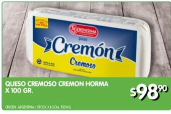 Jumbo Queso cremoso cremon 100g oferta