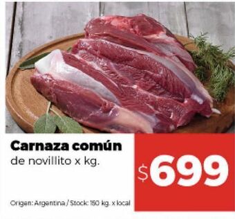 Disco Carnaza común de novillito kg oferta