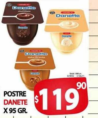 Supermercados Mariano Max Postre danette oferta