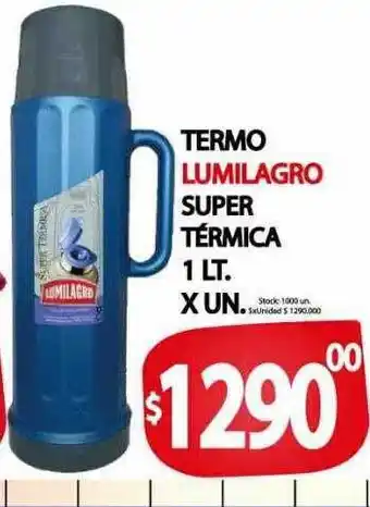 Supermercados Mariano Max Termo lumilagro super térmica oferta