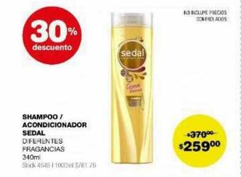 Atomo Conviene Shampoo acondicionador sedal 30% descuento oferta