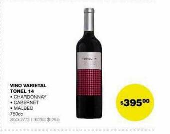 Atomo Conviene Vino varietal tonel 14 oferta