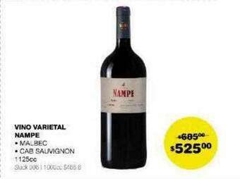 Atomo Conviene Vino varietal nampe oferta