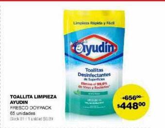 Atomo Conviene Toallita limpieza ayudin oferta