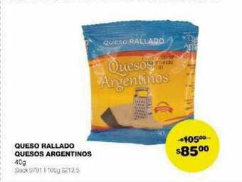 Atomo Conviene Queso rallado quesos argentinos oferta