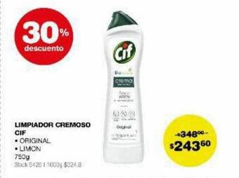 Atomo Conviene Limpiador cremoso cif 30% descuento oferta