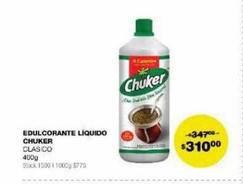 Atomo Conviene Edulcorante liquido chuker oferta