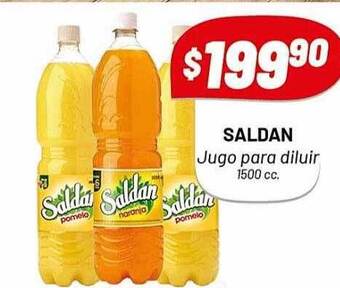 Almacor Saldan jugo para diluir oferta
