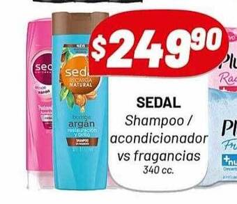 Almacor Sedal shampoo acondicionador vs fragancias oferta