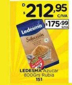 Hipermay Ledesma azucar rubia oferta