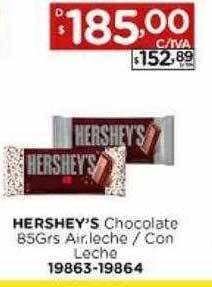 Hipermay Hershey's chocolate air. leche con leche oferta