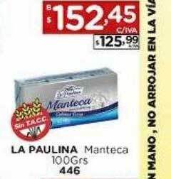 Hipermay La paulina manteca oferta