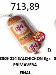 Hipermay 214 salchichon primavera oferta