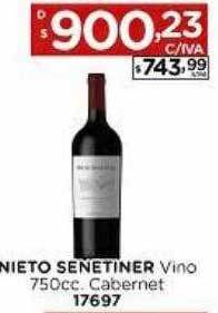 Hipermay Nieto senetiner vino cabernet oferta