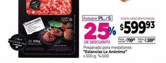 La Anonima Preparado para medallones oferta