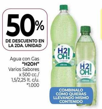 La Anonima Agua con gas oferta