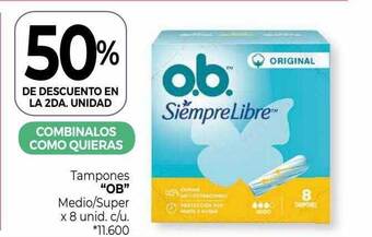 La Anonima Tampones oferta