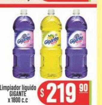 Supermercados Caracol Limpiador liquido gigante oferta