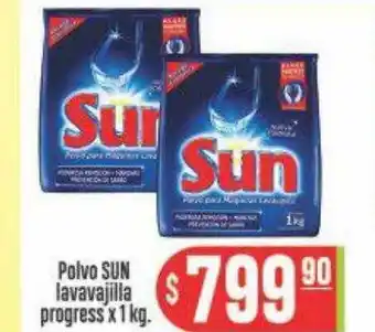 Supermercados Caracol Polvo sun lavavajilla progress oferta