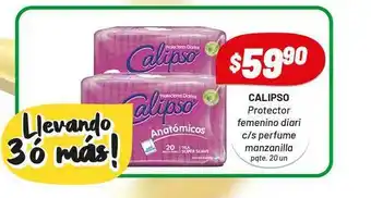 Almacor Calipso Protector Femenino Diari C S Perfume Manzanilla 20un oferta