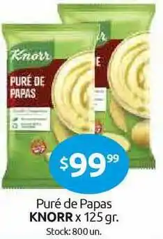 Cordiez Knorr Puré De Papas x 125gr oferta
