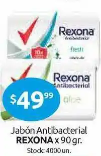 Cordiez Rexona Jabón Antibacterial x 90gr oferta