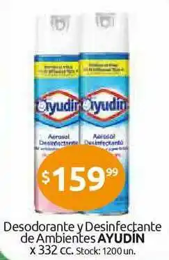 Cordiez Ayudín Desodorante Y Desinfectante De Ambientes x 332cc oferta