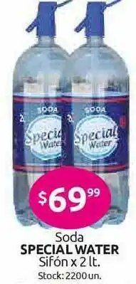 Cordiez Special Water Sifón Soda x 2lt oferta