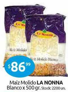 Cordiez La Nonna Maíz Molido Blanco x 500gr oferta