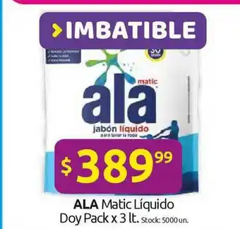 Cordiez Ala Matic Líquido Doy Pack x 3lt oferta