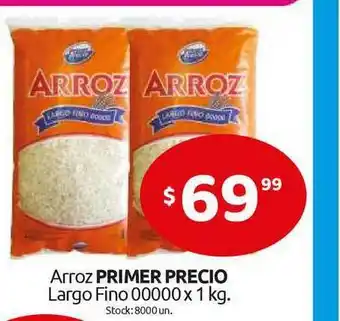 Cordiez Primer Precio Largo Fino 00000 Arroz x 1kg oferta